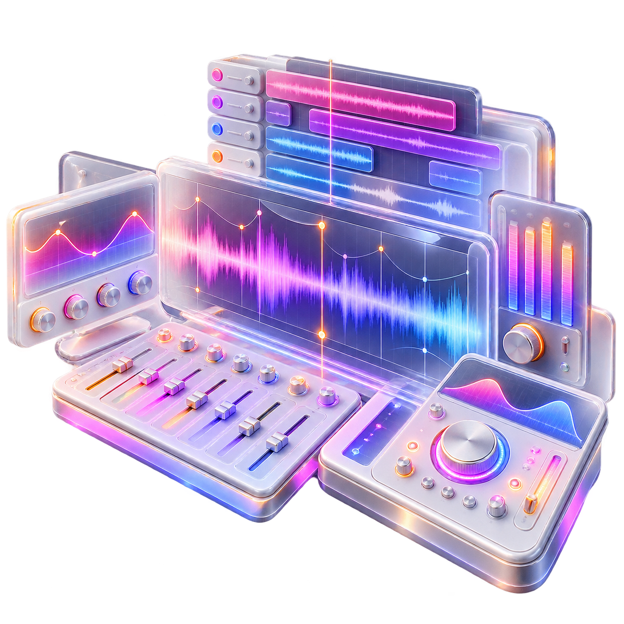 Hybrid Studio brief interface artwork